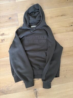 Essentials Fear of God Hoodie - Brown